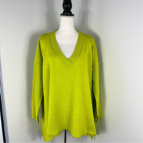 NEW Free People Orion A line tunic sweater - Picture 2 of 13